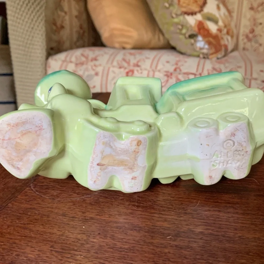 Vintage Ceramic 🚂 Train Planter Set